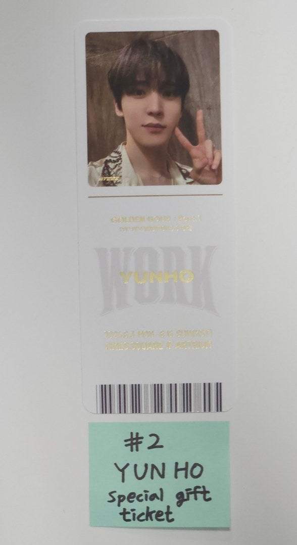 Ateez - [GOLDEN HOUR : Part.1] Pop-Up Exhibition &amp; Store Event Special Ticket, Postcard [24.6.11] - HALLYUSUPERSTORE