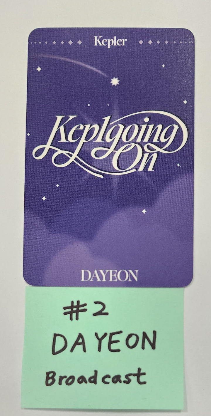 Kep1er "Kep1going On" - Broadcast Photocard [24.6.13] - HALLYUSUPERSTORE