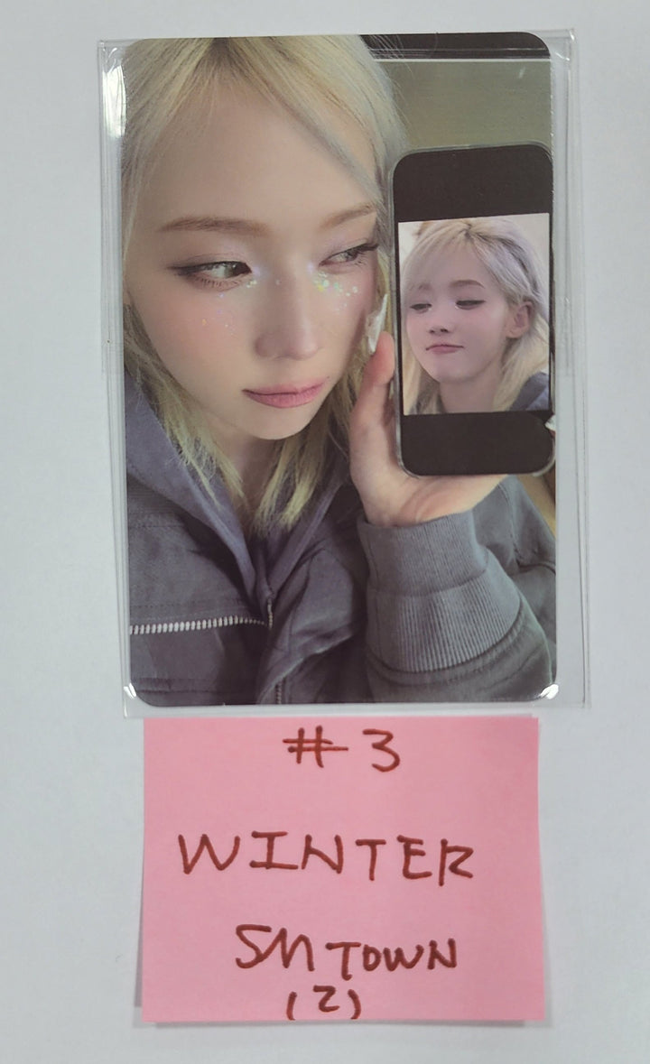 Aespa "Armageddon : The Mystery Circle" - SM Town Pre-Order Benefit Photocard (My Power Ver.) [Restocked 6/13] [24.6.12] - HALLYUSUPERSTORE