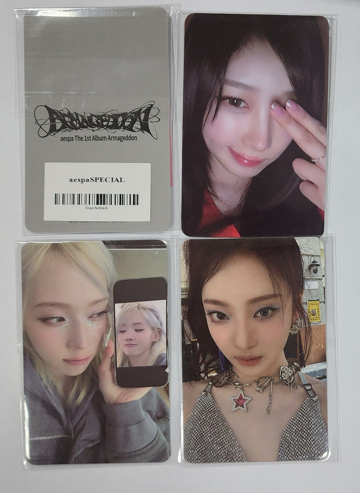Aespa "Armageddon : The Mystery Circle" - SM Town Pre-Order Benefit Photocard (My Power Ver.) [Restocked 6/13] [24.6.12] - HALLYUSUPERSTORE