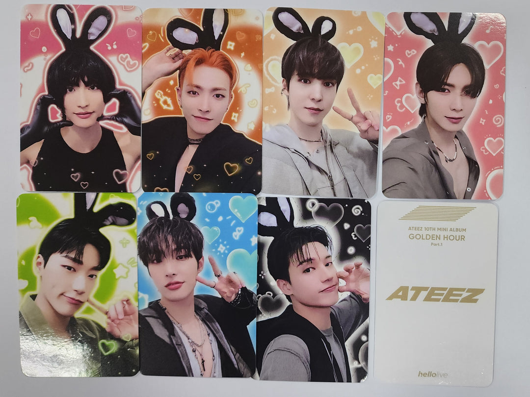Ateez "GOLDEN HOUR : Part.1" - Hello Live Pre-Order Benefit Photocard [Restocked 6/13] [24.6.12] - HALLYUSUPERSTORE