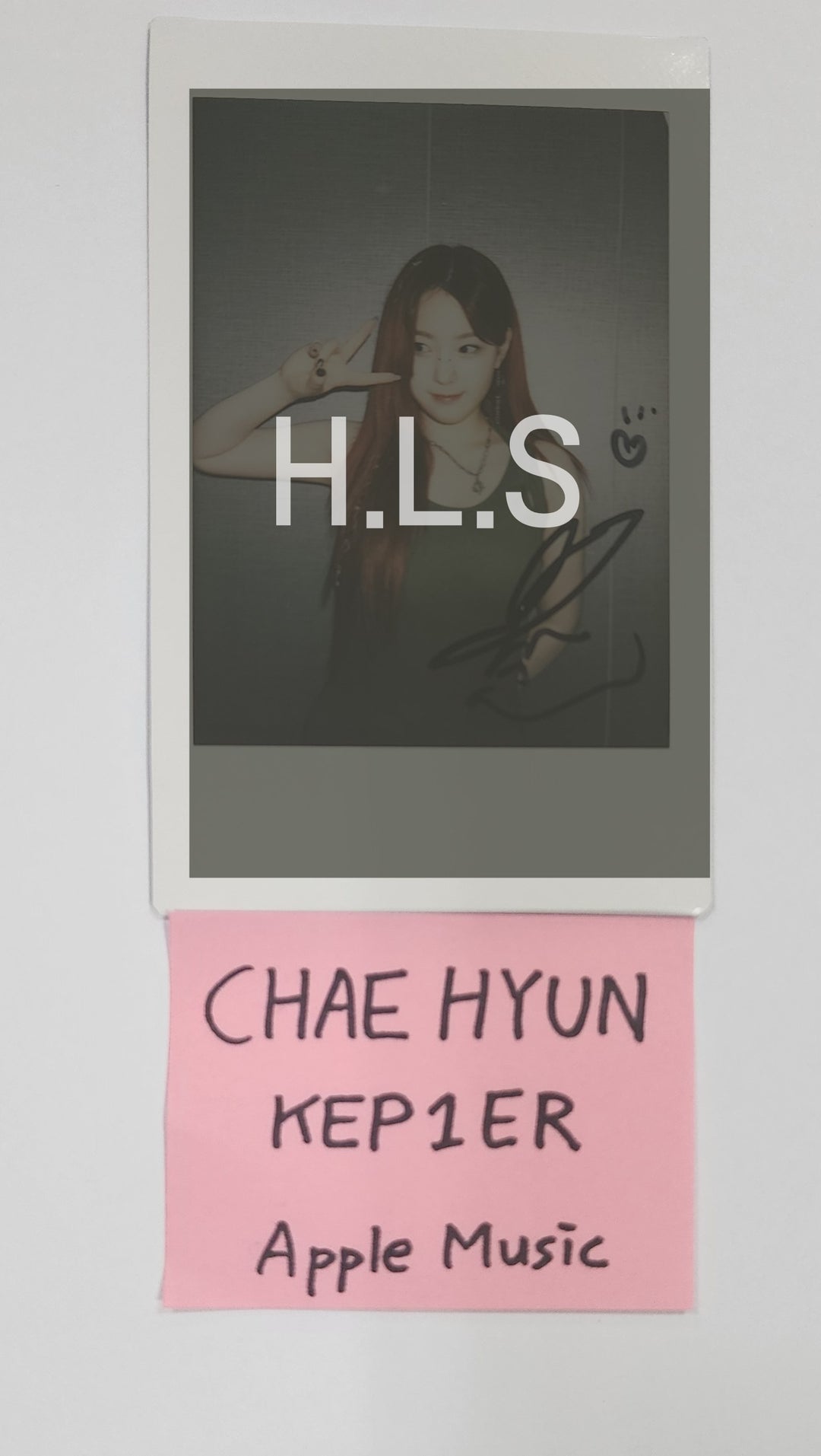 Chae Hyun (Of Kep1er) "Kep1going On" - Hand Autographed(Signed) Polaroid [24.6.12] - HALLYUSUPERSTORE
