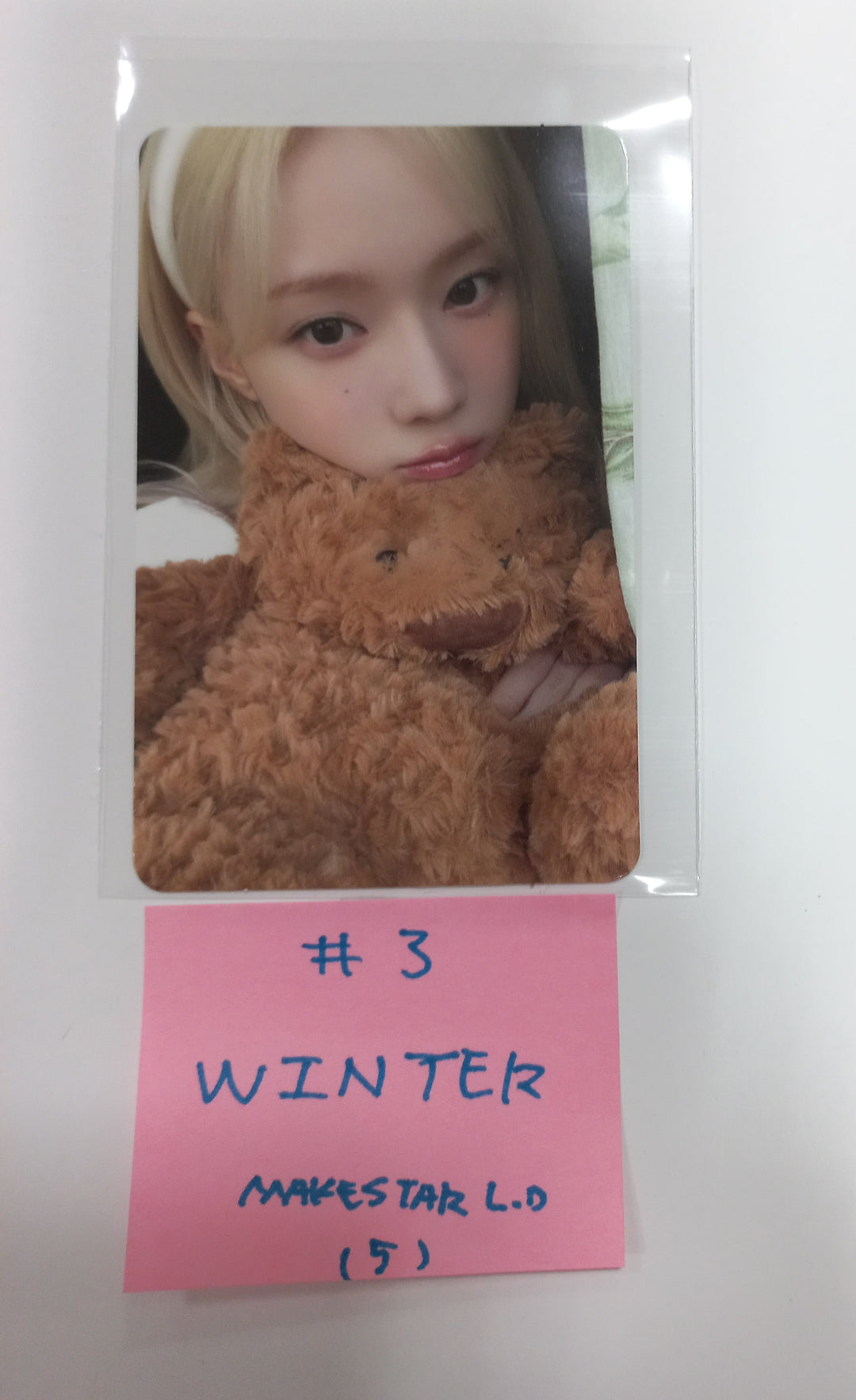 Aespa "Armageddon : The Mystery Circle" - Makestar Lucky Draw Event Photocard (My Power Ver.) [24.6.12] - HALLYUSUPERSTORE