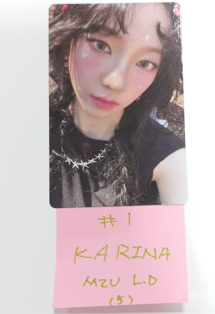 Aespa "Armageddon : The Mystery Circle" - M2U Lucky Draw Event Photocard (My Power Ver.) [24.6.12] - HALLYUSUPERSTORE