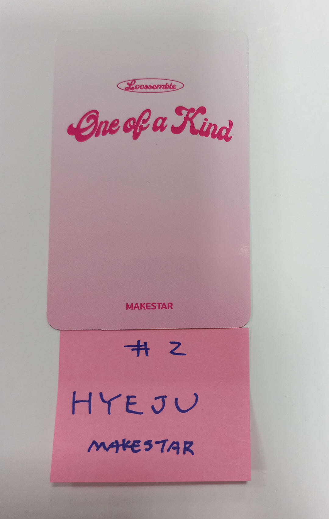 Loossemble "One of a Kind" - Hand Autographed(Signed) Photocard, 4 Cut Photo [24.6.12] - HALLYUSUPERSTORE
