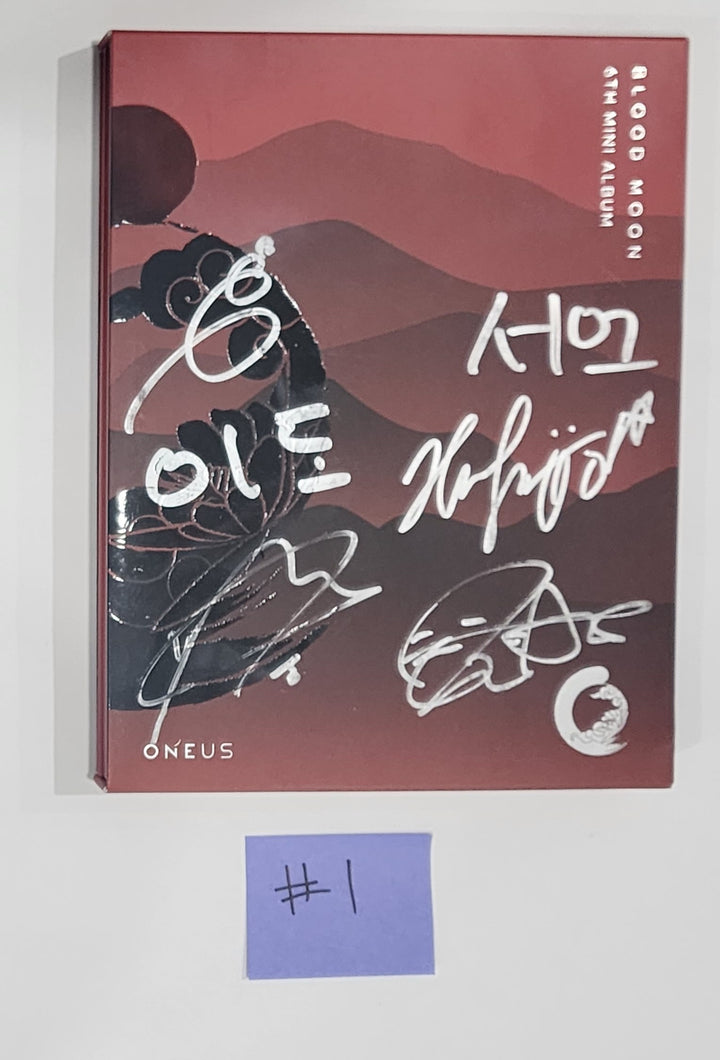 ONEUS - Hand Autographed(Signed) Promo Album [24.6.13] - HALLYUSUPERSTORE