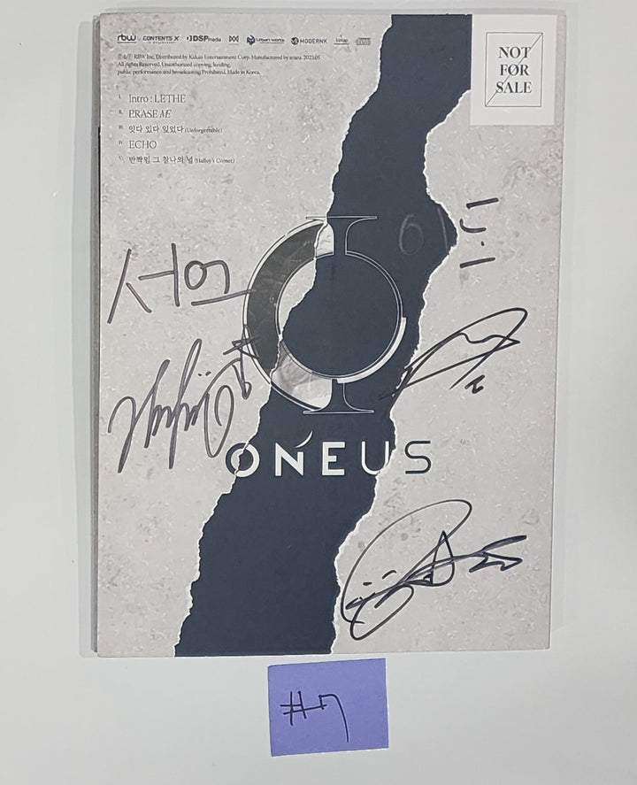 ONEUS - Hand Autographed(Signed) Promo Album [24.6.13] - HALLYUSUPERSTORE