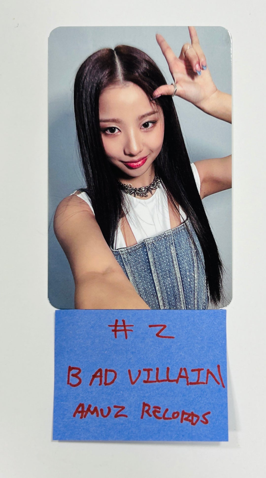 BADVILLAIN "OVERSTEP" - Amuz Records Fansign Event Photocard [24.6.13] - HALLYUSUPERSTORE