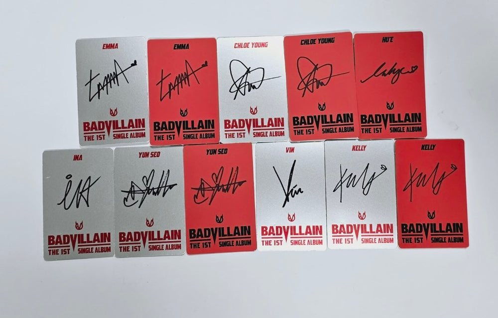 BADVILLAIN "OVERSTEP" - Official Photocard [24.6.13] - HALLYUSUPERSTORE