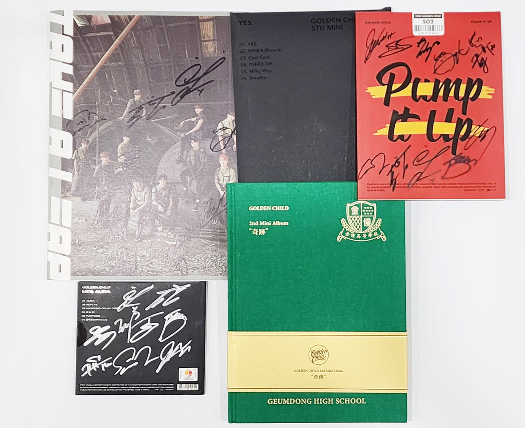 Golden Child - Hand Autographed(Signed) Promo Album [24.6.14] - HALLYUSUPERSTORE