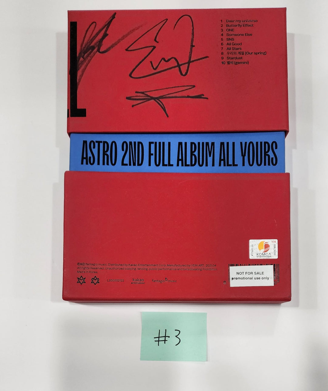 ASTRO - Hand Autographed(Signed) Promo Album [24.6.14] - HALLYUSUPERSTORE