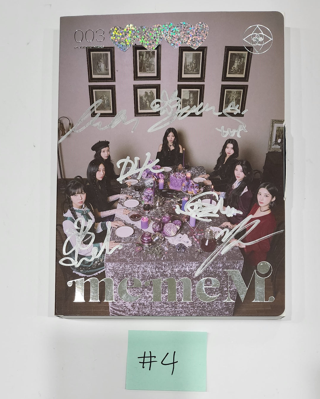 Purple Kiss - Hand Autographed(Signed) Promo Album [24.6.14] - HALLYUSUPERSTORE