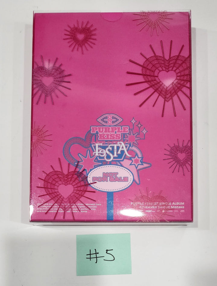 Purple Kiss - Hand Autographed(Signed) Promo Album [24.6.14] - HALLYUSUPERSTORE