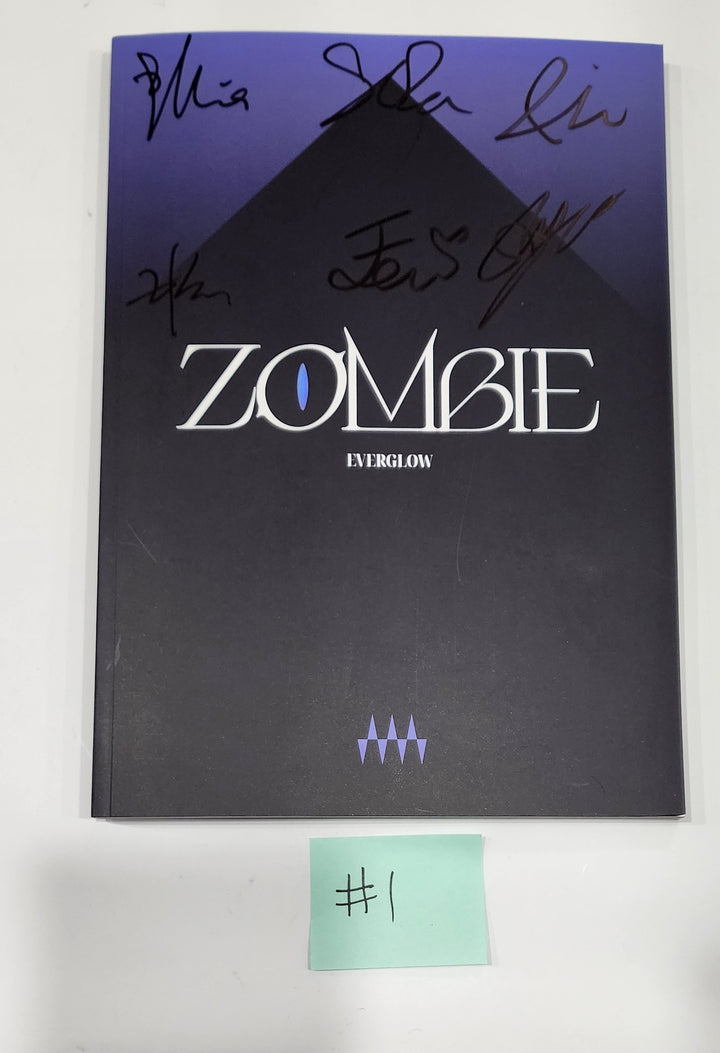 Everglow "ZOMBIE " - Hand Autographed(Signed) Promo Album [24.6.14] - HALLYUSUPERSTORE