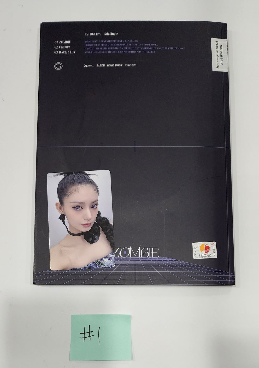 Everglow "ZOMBIE " - Hand Autographed(Signed) Promo Album [24.6.14] - HALLYUSUPERSTORE