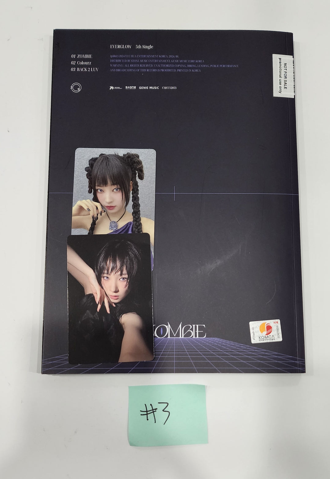 Everglow "ZOMBIE " - Hand Autographed(Signed) Promo Album [24.6.14] - HALLYUSUPERSTORE