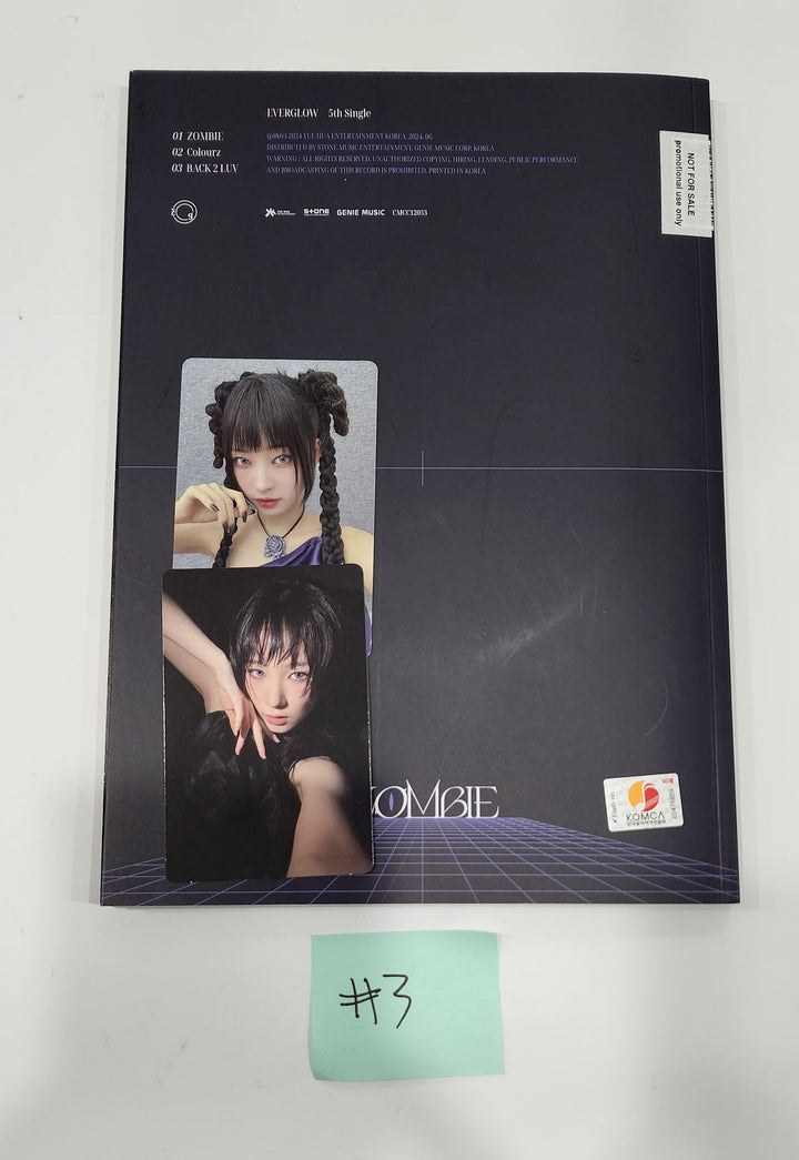Everglow "ZOMBIE " - Hand Autographed(Signed) Promo Album [24.6.14] - HALLYUSUPERSTORE