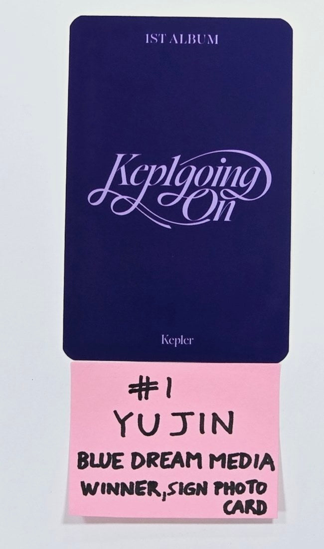 Kep1er "Kep1going On" - Hand Autographed(Signed) Photocard [24.6.17] - HALLYUSUPERSTORE
