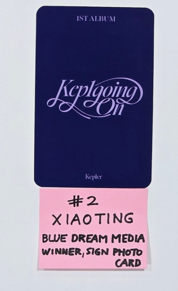 Kep1er "Kep1going On" - Hand Autographed(Signed) Photocard [24.6.17] - HALLYUSUPERSTORE