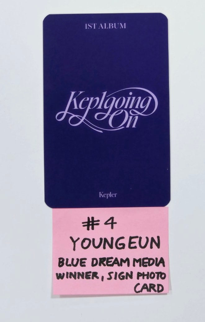 Kep1er "Kep1going On" - Hand Autographed(Signed) Photocard [24.6.17] - HALLYUSUPERSTORE
