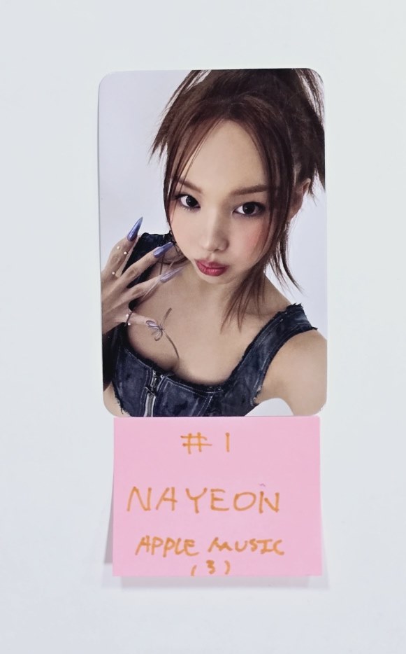 NAYEON (Of TWICE) "NA" - Apple Music Pre-Order Benefit Photocard [24.6.17] - HALLYUSUPERSTORE