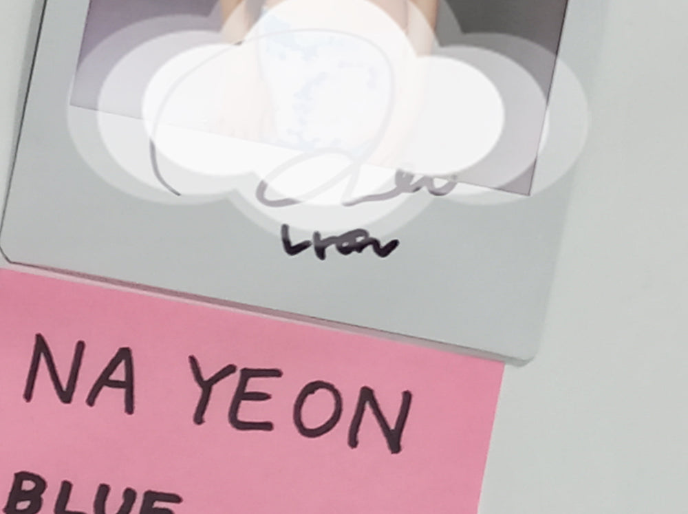 NAYEON (Of TWICE) "NA" - Hand Autographed(Signed) Polaroid [24.6.17] - HALLYUSUPERSTORE