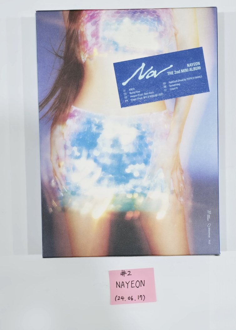 NAYEON (Of TWICE) "NA" - Hand Autographed(Signed) Promo Album [24.6.17] - HALLYUSUPERSTORE