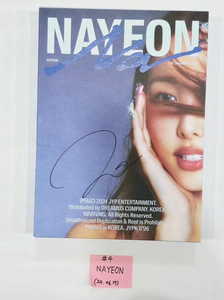 NAYEON (Of TWICE) "NA" - Hand Autographed(Signed) Promo Album [24.6.17] - HALLYUSUPERSTORE