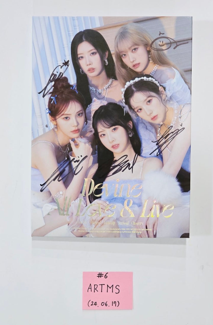 Artms "DALL", Yves "LOOP", BADVILLAIN "OVERSTEP" - Hand Autographed(Signed) Promo Album [24.6.17] - HALLYUSUPERSTORE