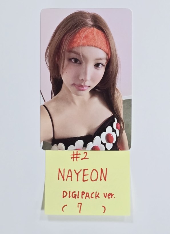 NAYEON (Of TWICE) "NA" - Official Photocard, Polaroid Photocard [Digipack Ver.] [24.6.18] - HALLYUSUPERSTORE