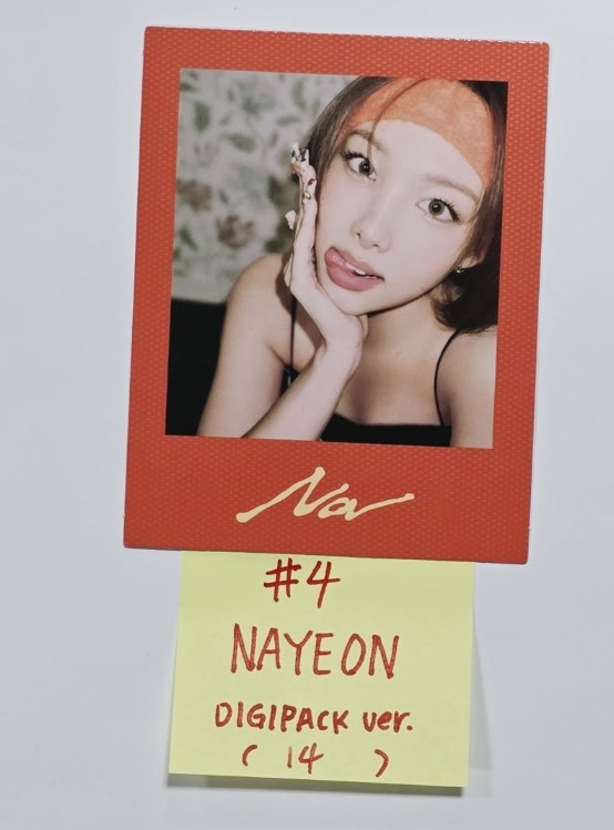 NAYEON (Of TWICE) "NA" - Official Photocard, Polaroid Photocard [Digipack Ver.] [24.6.18] - HALLYUSUPERSTORE