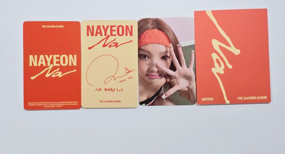 NAYEON (Of TWICE) "NA" - Official Photocard, Polaroid Photocard [Digipack Ver.] [24.6.18] - HALLYUSUPERSTORE