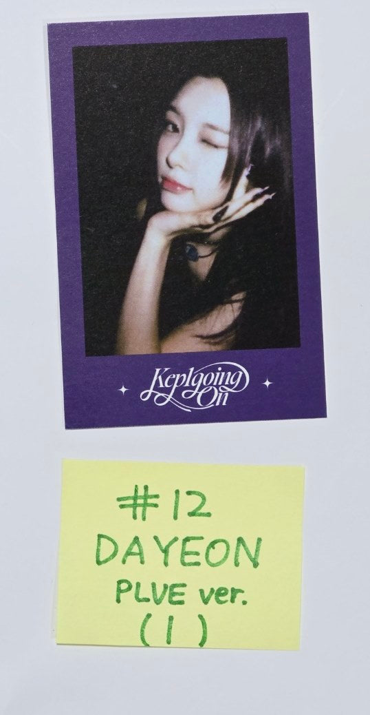 Kep1er "Kep1going On" - Official Photocard [PLVE Ver.] (1) [24.6.18] - HALLYUSUPERSTORE