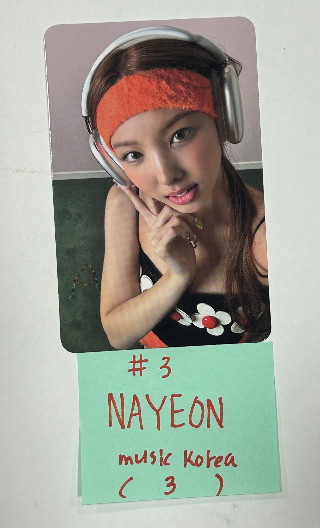 NAYEON (Of TWICE) "NA" - Music Korea Pre-Order Benefit Photocard [24.6.19] - HALLYUSUPERSTORE