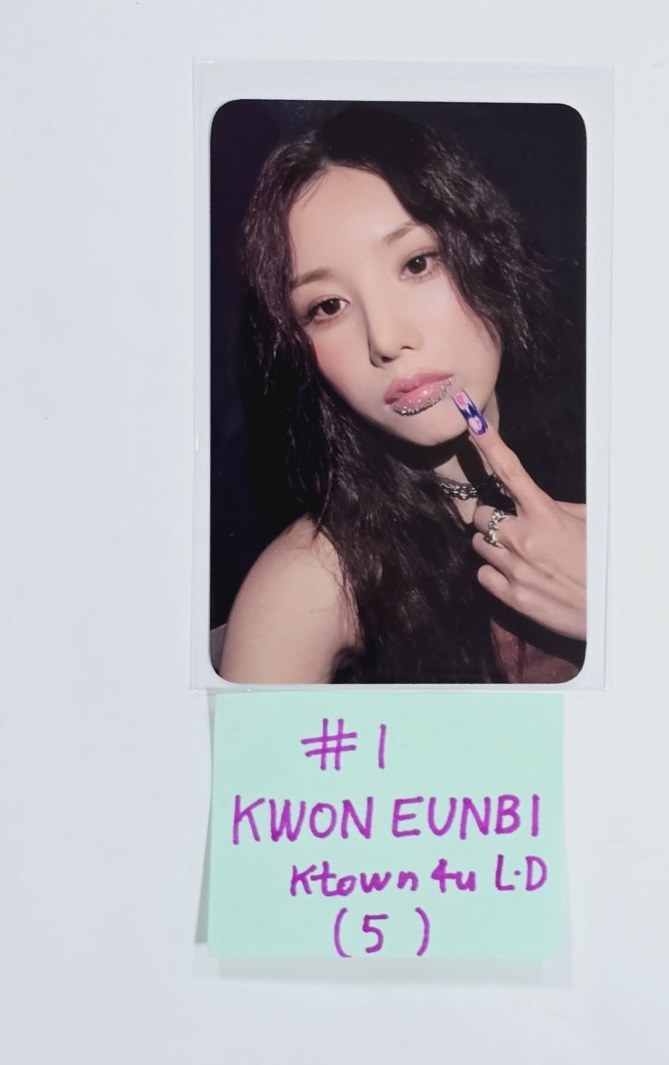 KWON EUNBI "SABOTAGE" - Ktown4U Lucky Draw &amp; Drink Event Photocard [24.6.19] - HALLYUSUPERSTORE