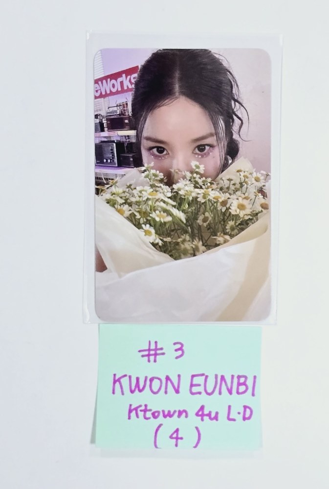 KWON EUNBI "SABOTAGE" - Ktown4U Lucky Draw &amp; Drink Event Photocard [24.6.19] - HALLYUSUPERSTORE
