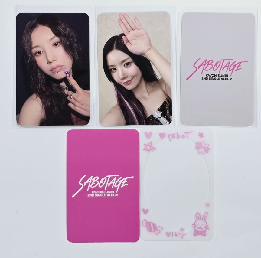 KWON EUNBI "SABOTAGE" - Ktown4U Lucky Draw &amp; Drink Event Photocard [24.6.19] - HALLYUSUPERSTORE