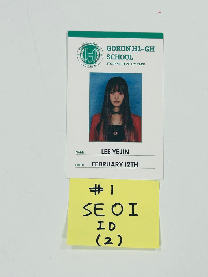 H1-KEY "LOVE or HATE" - Official Photocard, ID Photo [24.6.20] - HALLYUSUPERSTORE