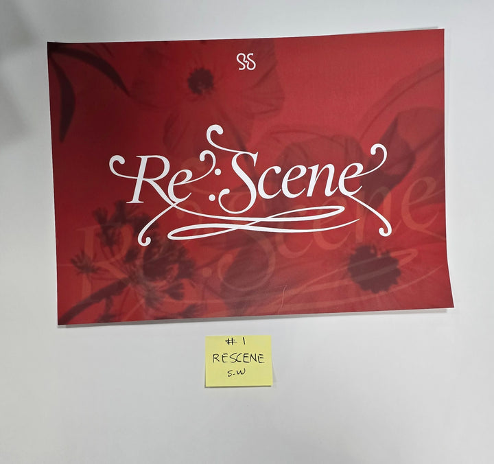 RESCENE "Re:Scene" - Hand Autographed(Signed) Paper [24.6.20] - HALLYUSUPERSTORE