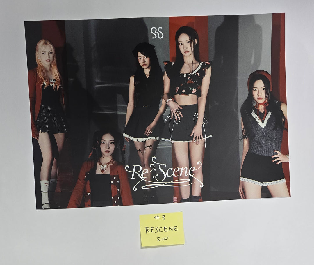 RESCENE "Re:Scene" - Hand Autographed(Signed) Paper [24.6.20] - HALLYUSUPERSTORE