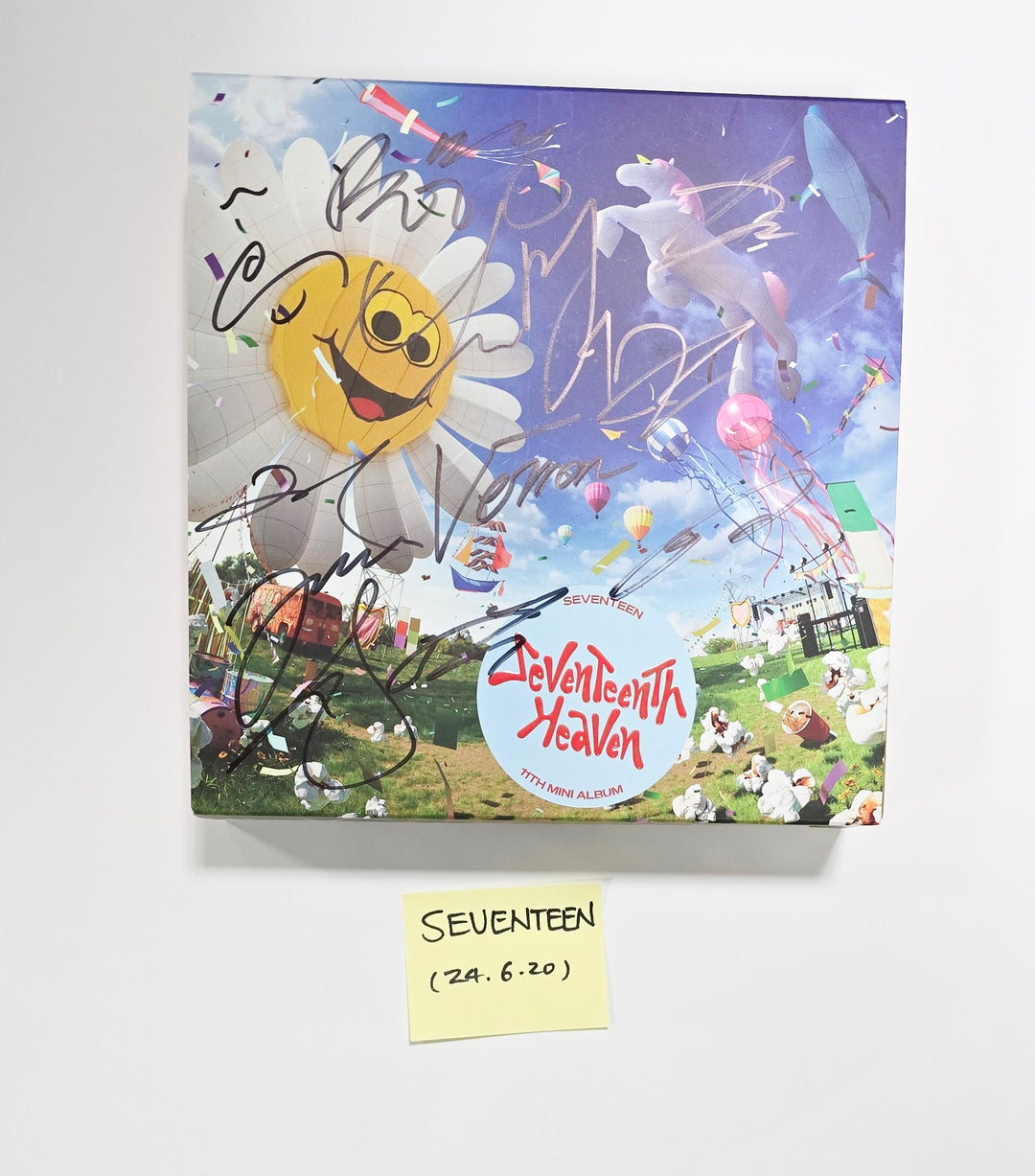 SEVENTEEN "SEVENTEENTH HEAVEN" - Hand Autographed(Signed) Promo Album [24.6.20] - HALLYUSUPERSTORE