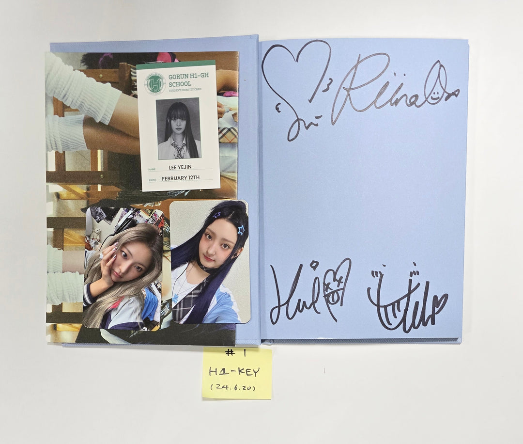 H1-KEY "LOVE or HATE" - Hand Autographed(Signed) Promo Album [24.6.20] - HALLYUSUPERSTORE