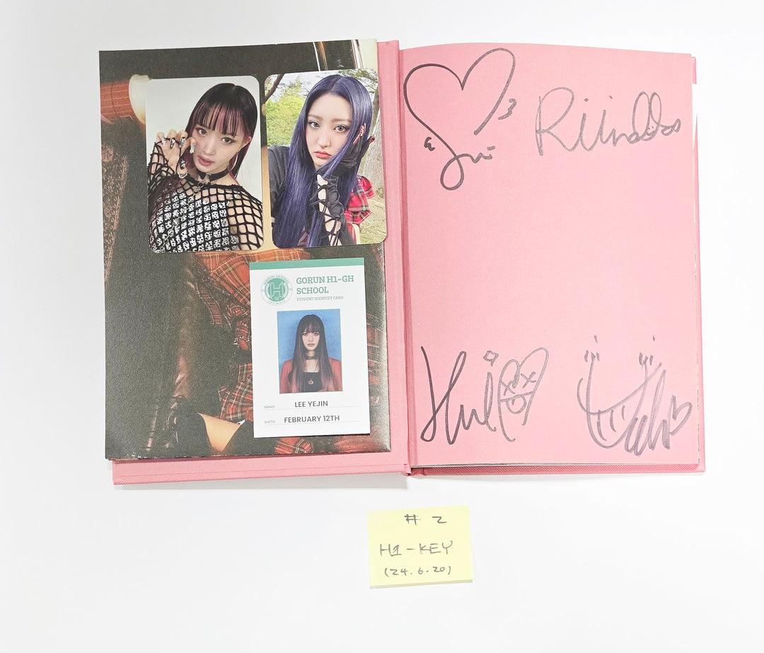 H1-KEY "LOVE or HATE" - Hand Autographed(Signed) Promo Album [24.6.20] - HALLYUSUPERSTORE