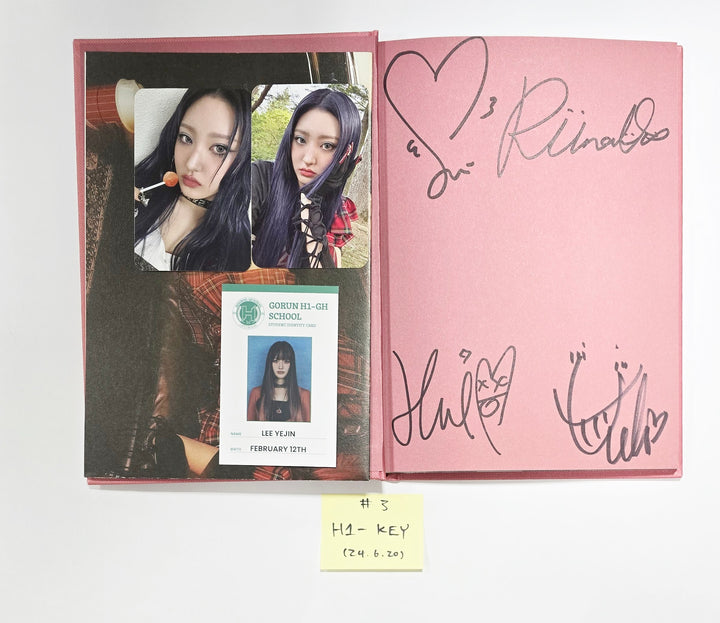 H1-KEY "LOVE or HATE" - Hand Autographed(Signed) Promo Album [24.6.20] - HALLYUSUPERSTORE