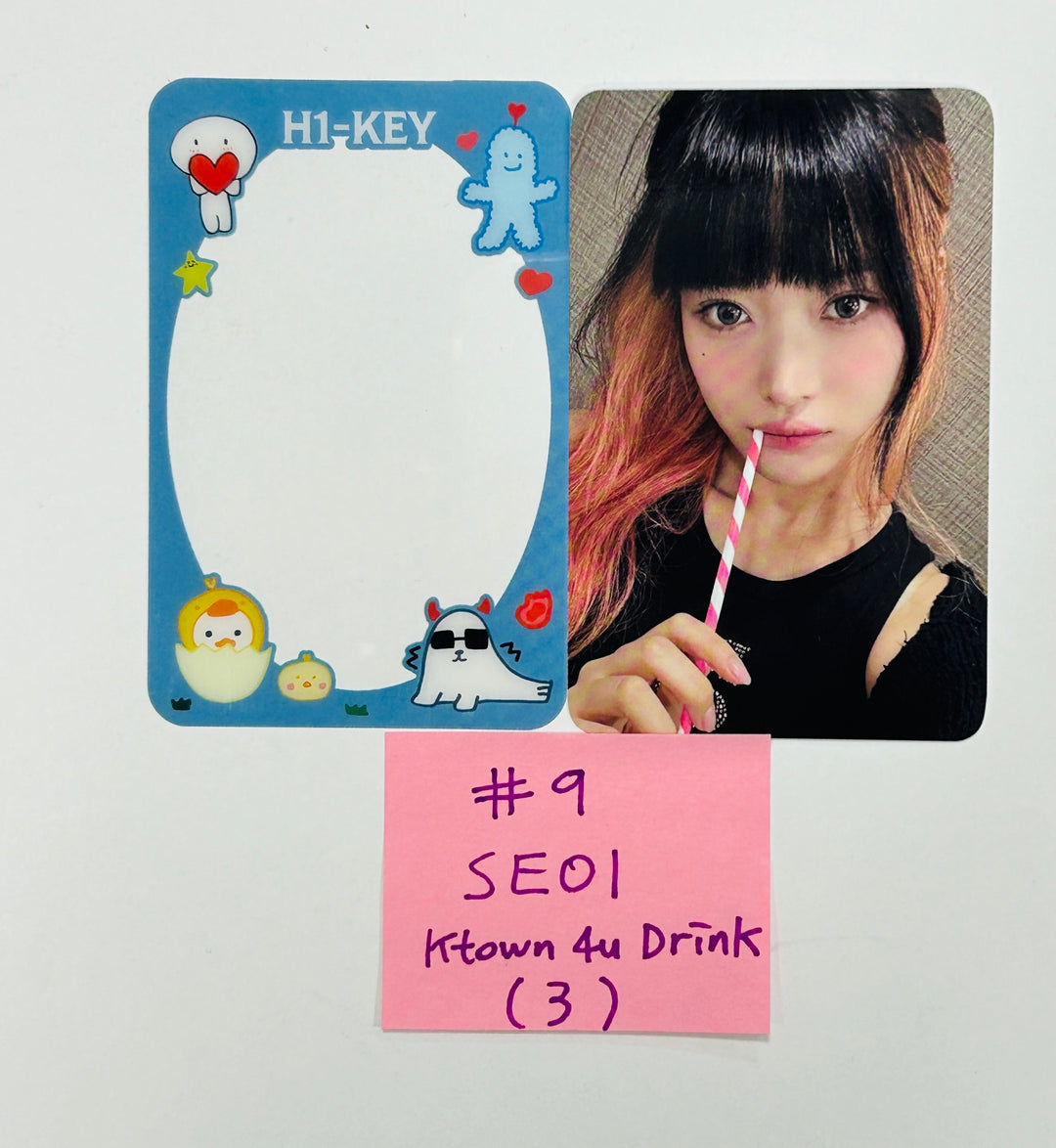 H1-KEY "LOVE or HATE" - Ktown4U Lucky Draw &amp; Drink Event Photocard [24.6.20] - HALLYUSUPERSTORE