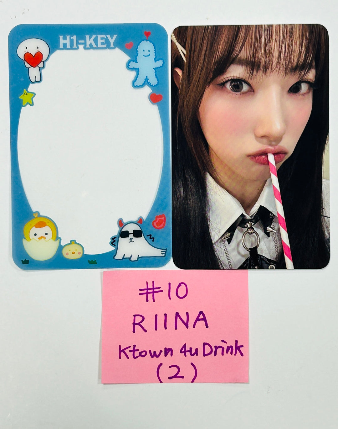 H1-KEY "LOVE or HATE" - Ktown4U Lucky Draw &amp; Drink Event Photocard [24.6.20] - HALLYUSUPERSTORE