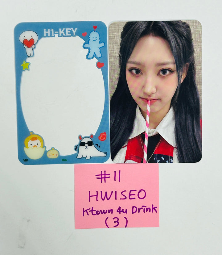 H1-KEY "LOVE or HATE" - Ktown4U Lucky Draw &amp; Drink Event Photocard [24.6.20] - HALLYUSUPERSTORE