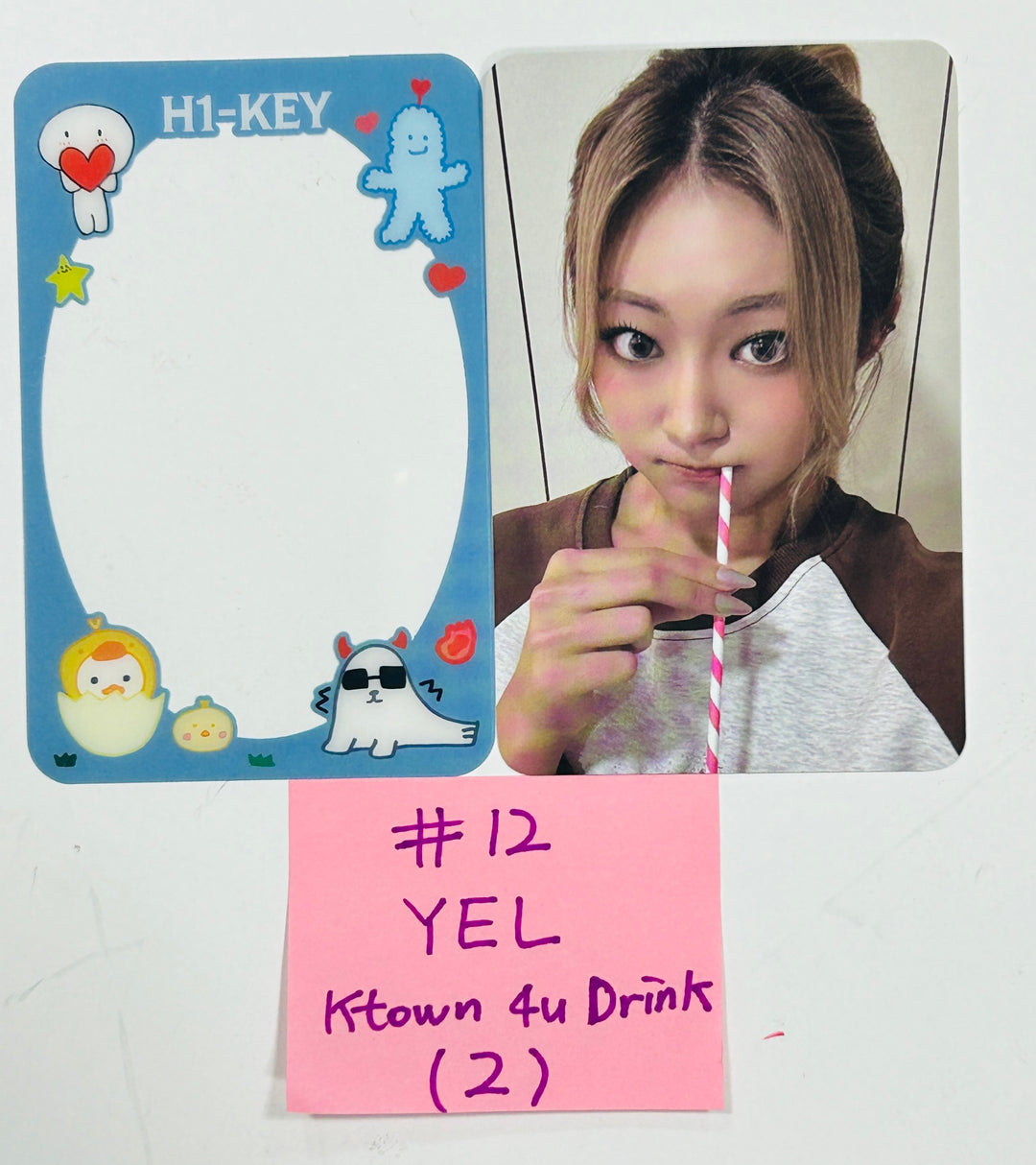 H1-KEY "LOVE or HATE" - Ktown4U Lucky Draw &amp; Drink Event Photocard [24.6.20] - HALLYUSUPERSTORE