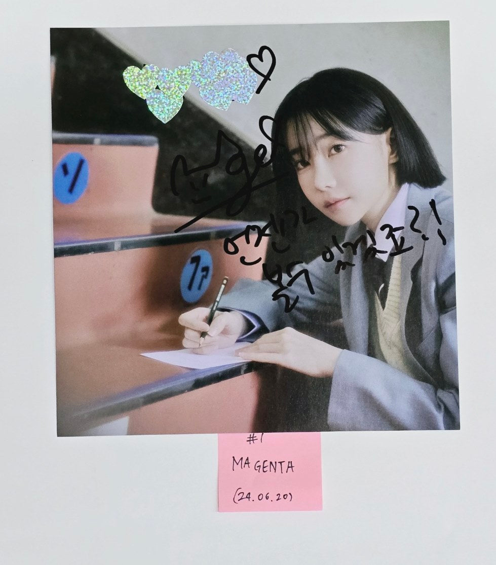 QWER "MANITO" - A Cut Page From Fansign Event Album [24.6.20] - HALLYUSUPERSTORE