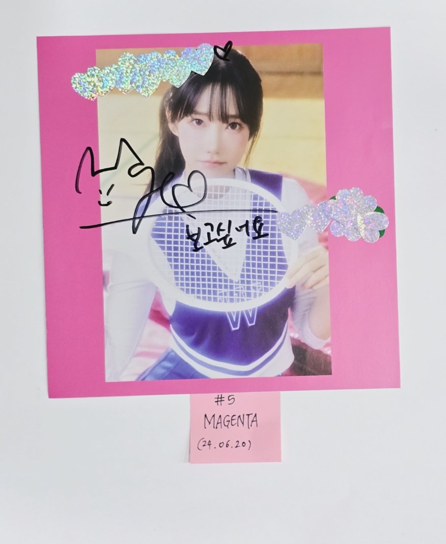 QWER "MANITO" - A Cut Page From Fansign Event Album [24.6.20] - HALLYUSUPERSTORE